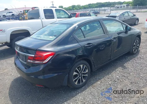 2013 Honda Civic Ex-L z USA, uszkodzony, nr VIN 2HGFB2F94DH539911